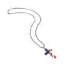 Fashion Forward Stainless Steel Chain Necklace Crosses Pendant Collarbone Chain Jewelry Unisex Accessory