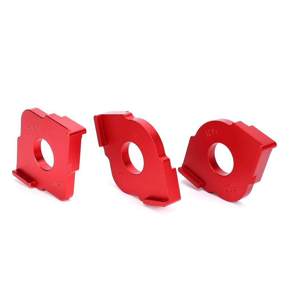 Router Template Jig Radius Woodworking Half Fillet Fast Locator Measuring Set Tool