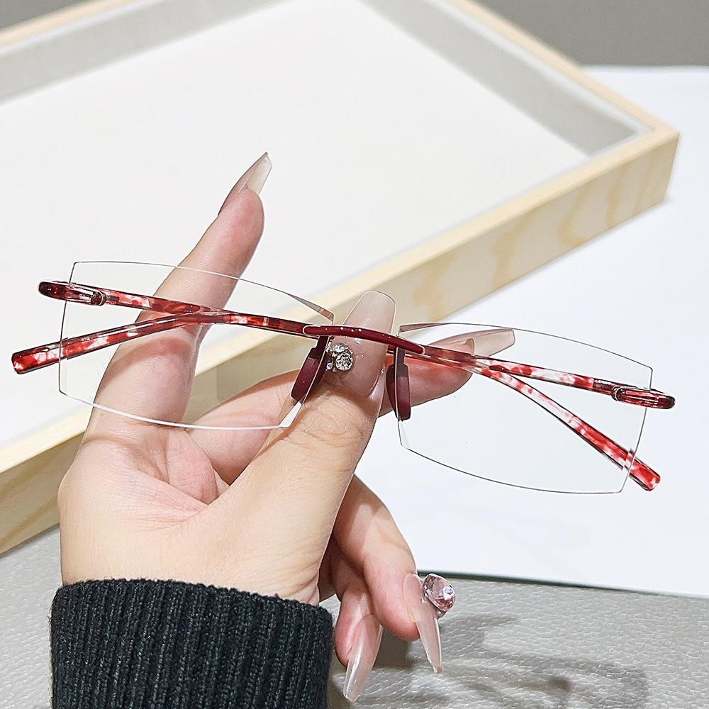 Anti-Blue Glasses Simple And Comfortable Myopia Glasses Versatile Flat Glasses Women'S High Definition Reading Glasses