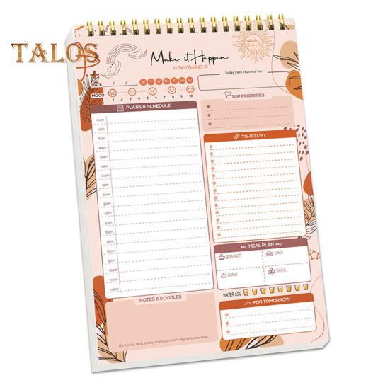 Zielorientiertes Planerbuch im A5-Format. Reibungsloses Schreiben. Kein Ausbluten der Tinte. Effizientes Organizer-Notizbuch zur Zielerreichung.