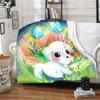Twelve Chinese Zodiac Signs Pattern Printing Manta Sofa Bed Cover Soft  Blanket Plaid Soft Warm Flannel Throw Blankets Fans Gif