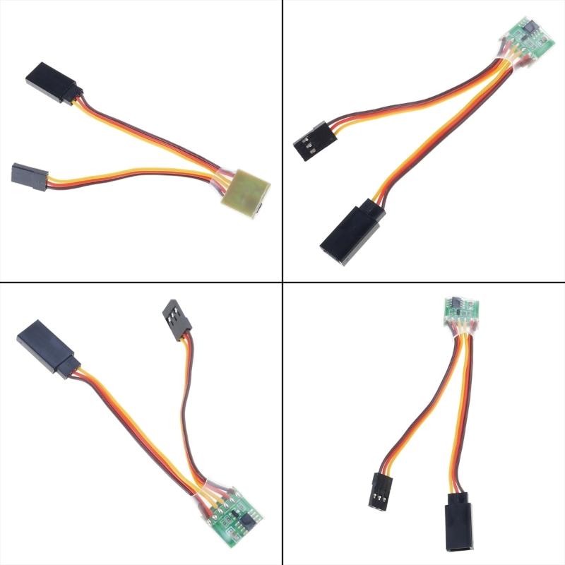 Høy-presisjon servo reverser Bærbar fjernstyrt leketøy Signal reverser Bil modifisert Erstatningsdel 5V-6V