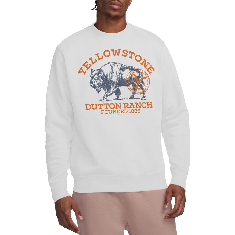 Yellowstone Unisex Adult Dutton Ranch Buffalo Sweatshirt
