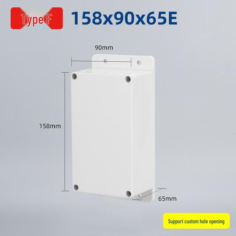 Wasserdichte Outdoor-Engineering-Abzweigdose mit Klemmen, Laschen und Aufputzmontage für Kabelstrom