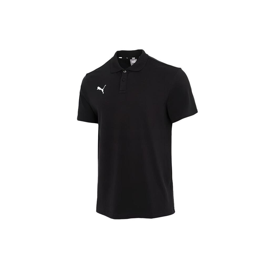 Puma Polo Shirts Men's Black Polo Collar Moderate Straight Fit 656579-03