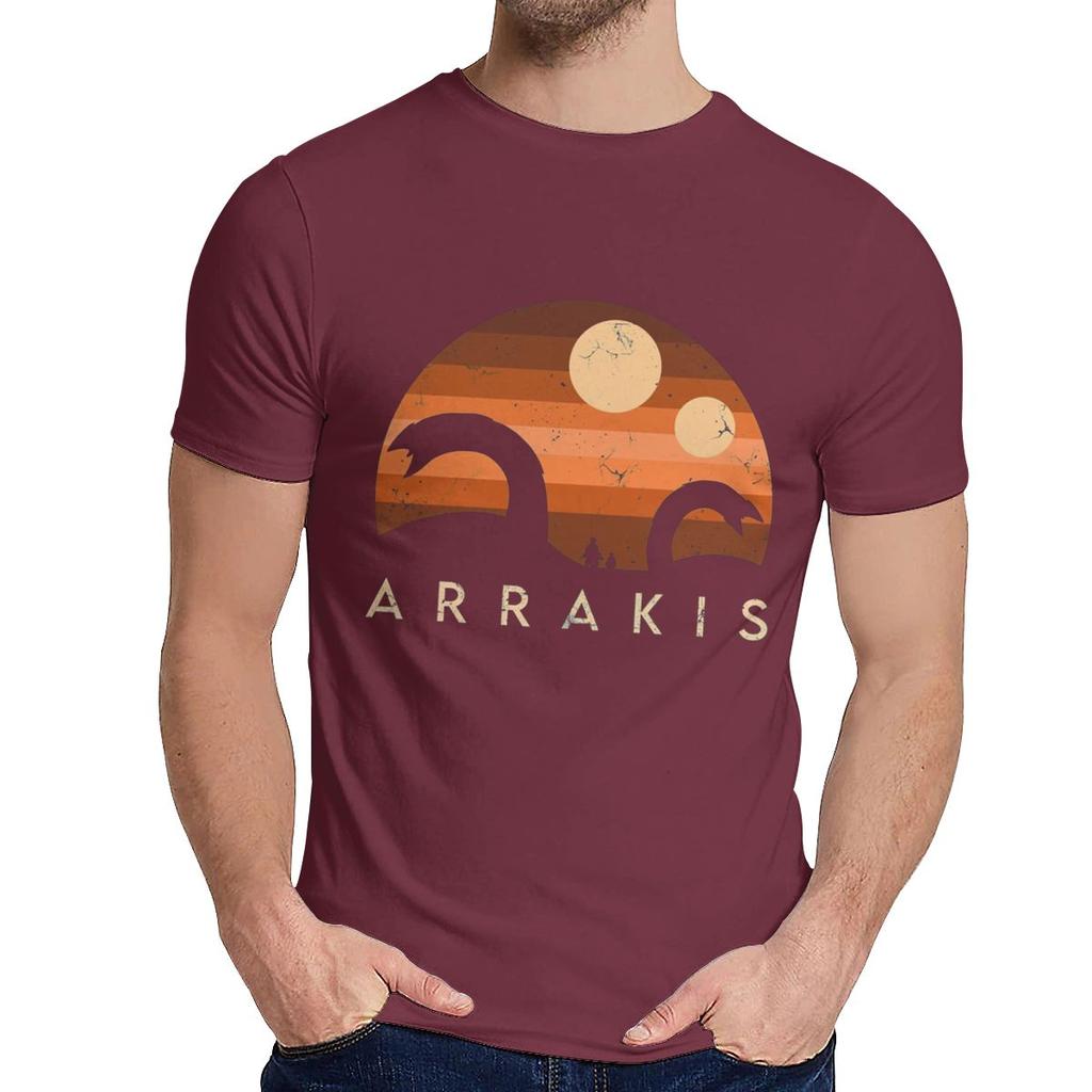 Sci Fi Movie Arrakis Sandworm Nice Cotton T Shirt Unique Design Classic Round