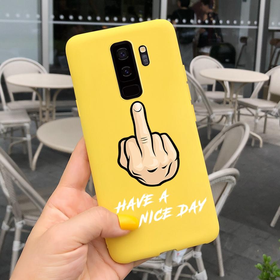 For Samsung Galaxy S9 Plus Case S9+ G965F Cute Candy Painted Fundas Matte Cover For Samsung S9 S9+ S 9 Plus Phone Case Soft Bags