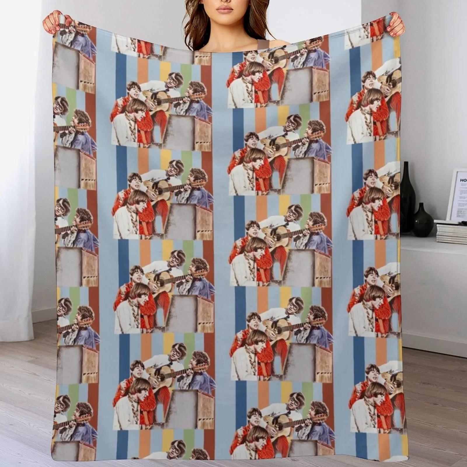 

Monkees Throw Blanket Portable Lightweight Blanket for Travel Camping 102x76cm(40x30in)