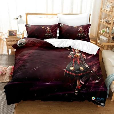 Fashion 3d Print Game Dunge & Fighter Female Magician Beding Set Single Double King Bed Linen Set Children's Bedrom Duvet Cover Set