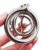 Stainless Steel Male Chastity Device Adult Cock Cage with Arc-shaped Cock Ring  Sex Toy Bondage Men Chastity Belt A224