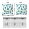 Grumble Yum Square Pillowcase Polyester Linen Velvet Creative Zip Decor Pillow Case Car Cushion Cover