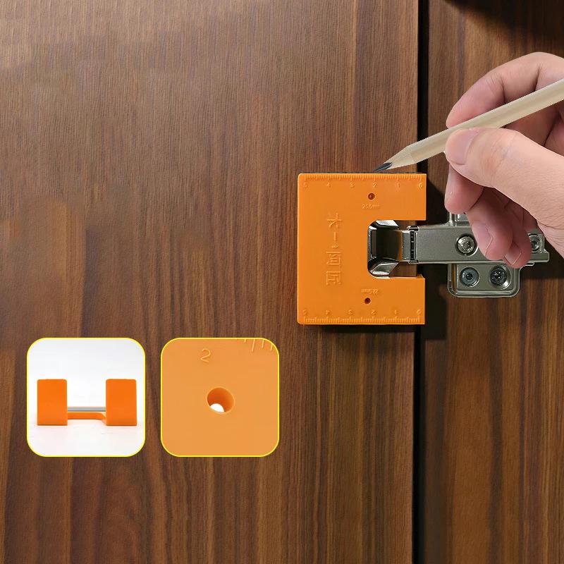 Limit Installation Piece Back Magnetic Fixed Plastic Sheet Portable Fixator Multi Functional Hinge Installation Auxiliary Tools