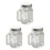 35/120ML Mini Honey Mason Jar Portable Smoothie Juice Cold Brew Coffee Cup Leakproof Party Bar Cocktail Wine Glasses Drinkware