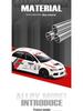 Mitsubishi Evo 1:32 Alloy Car Model with Pull-Back and Sound Effects - EVO Rally Series Collectible Ornament