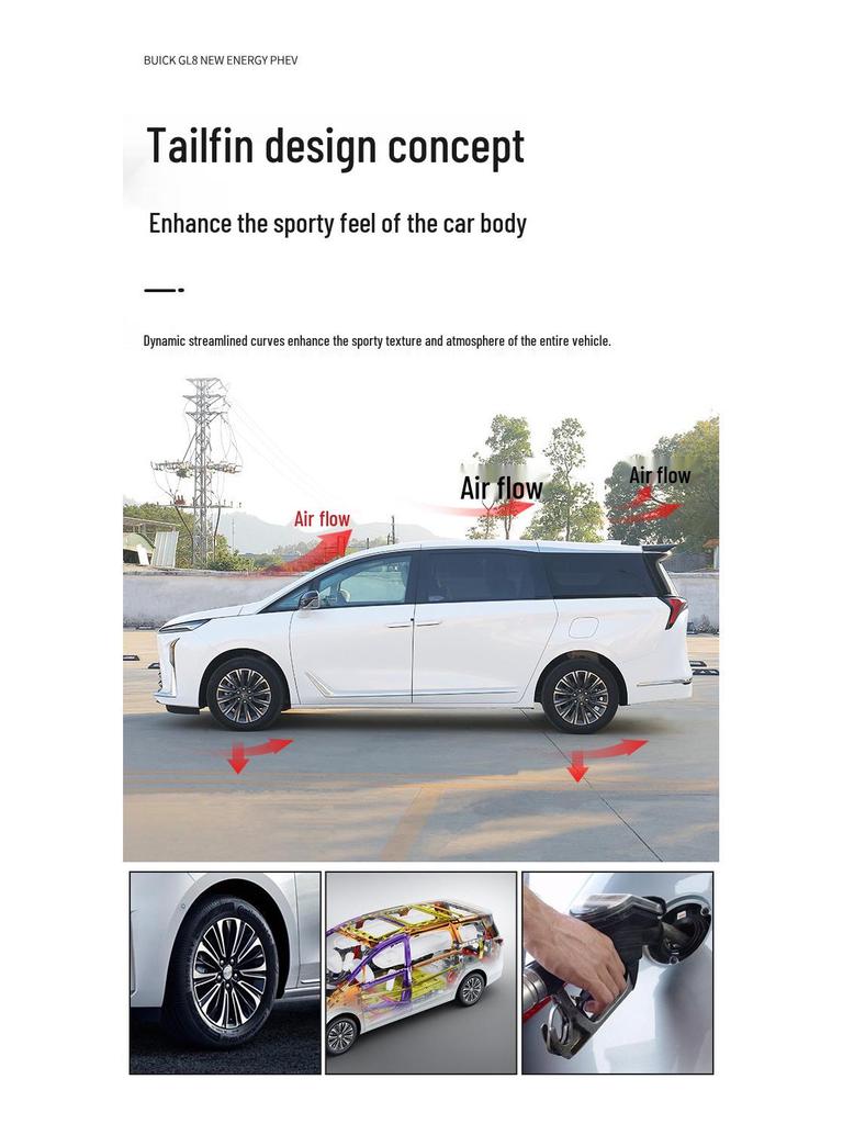 2024-25 Buick GL8 Lu Zun PHEV/ES Rear No-Drill Top Spoiler Upgrade