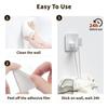 4 Pcs Square Self Adhesive Hooks Adhesive Wall Hooks for Hanging Towel Coats