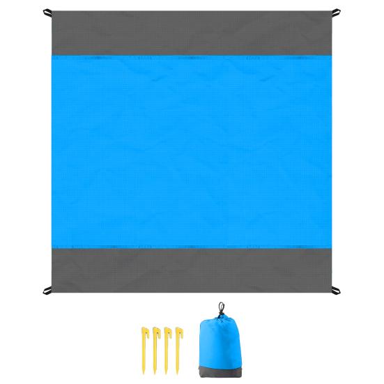 Plážová podložka, přenosná vodotěsná skládací kempingová pikniková podložka, odolná proti opotřebení a vlhkosti, cestovní pikniková podložka