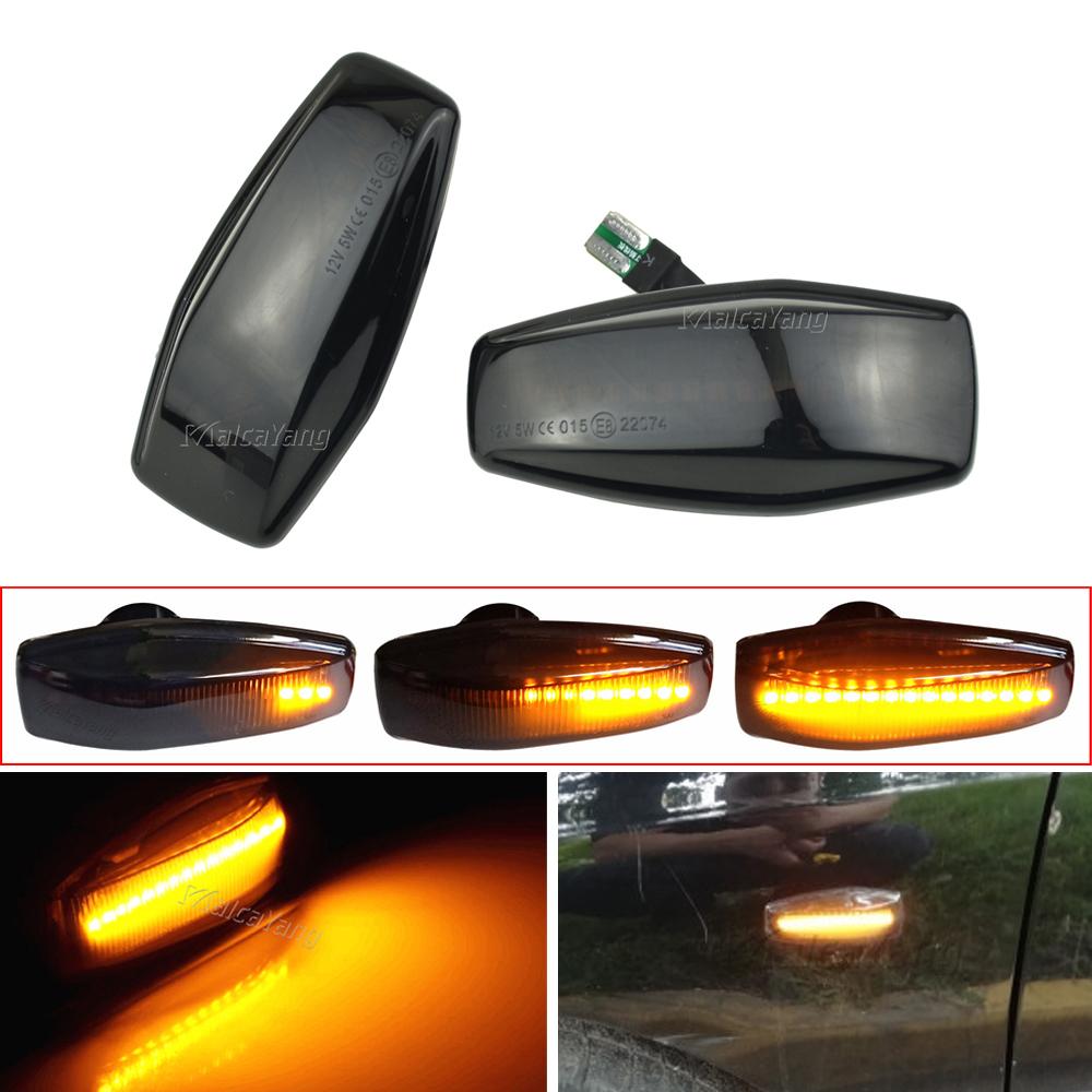 A Pair Dynamic Blinker LED Light Side Marker For Hyundai Tucson Terracan Coupe Trajet Matrix Elantra XD i10 Getz Sonata XG