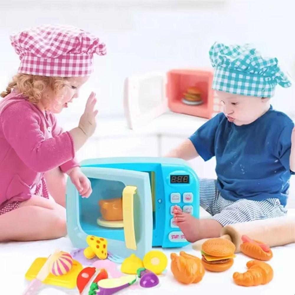 DIY Simulation Microwave Toy Creative Oven Kitchen Toys Household Appliances Toys  Children's Gifts