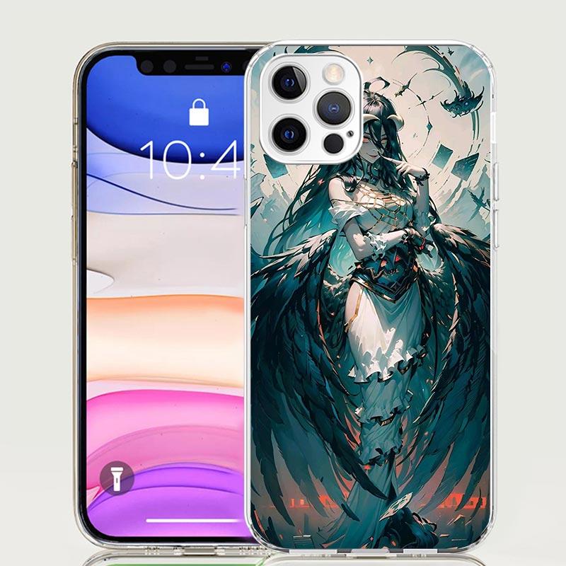 Albedo Overlord Anime Phone Case For iPhone 17 Air 16 15 Plus 11 14 Pro Max 13 Mini 12 7 8 + SE Pattern Art Customized Cover 17