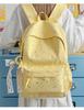 Schoolbag schoolbag new hot stamping three-dimensional little star junior high school schoolbag large capacity fresh and sweet leisure bag going out