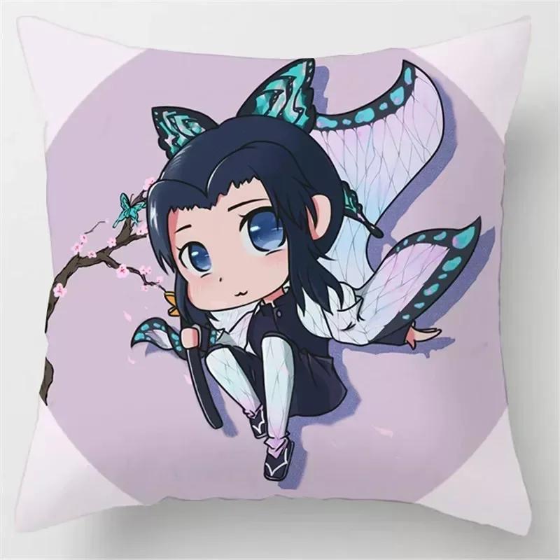 Demon Slayer Kamado Tanjiro Nezuko Poduszka Anime Poszewka na Poduszkę do Ciała Kawaii Loli Dziewczyna Samochód Sofa Dakimakura Poduszka Pokrowiec na Poduszkę