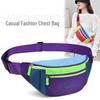 2025 Women's Color Block Fanny Pack – Versatile, Large Capacity Crossbody Chest Bag