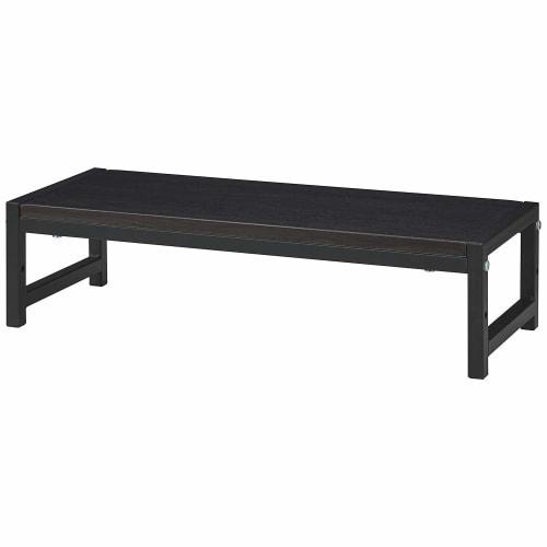 Nakabayashi Desktop Rack Desktop Stand 640 x 250mm Dark Wood Grain AMK-6425-DM