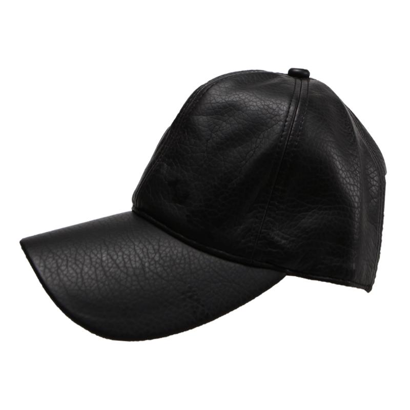 EIGHTVOLUME Ev Plain Leather Cap