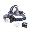 Rechargeable LED Head-Mounted Fishing Light - Super Bright, Waterproof, Induction Activated, with Telescopic Zoom