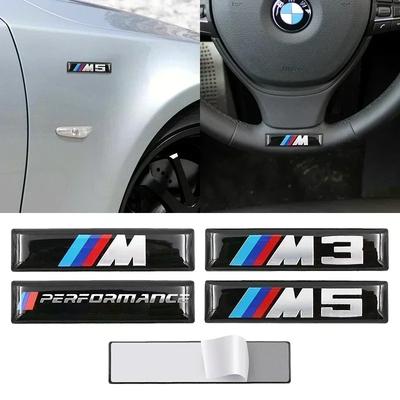 Car Logo Styling Sticker Decorative Badge Decal for M Performance F10 F20 F30 F03 E43 E52 E53 E83 E84 E85 E90 E93 E94