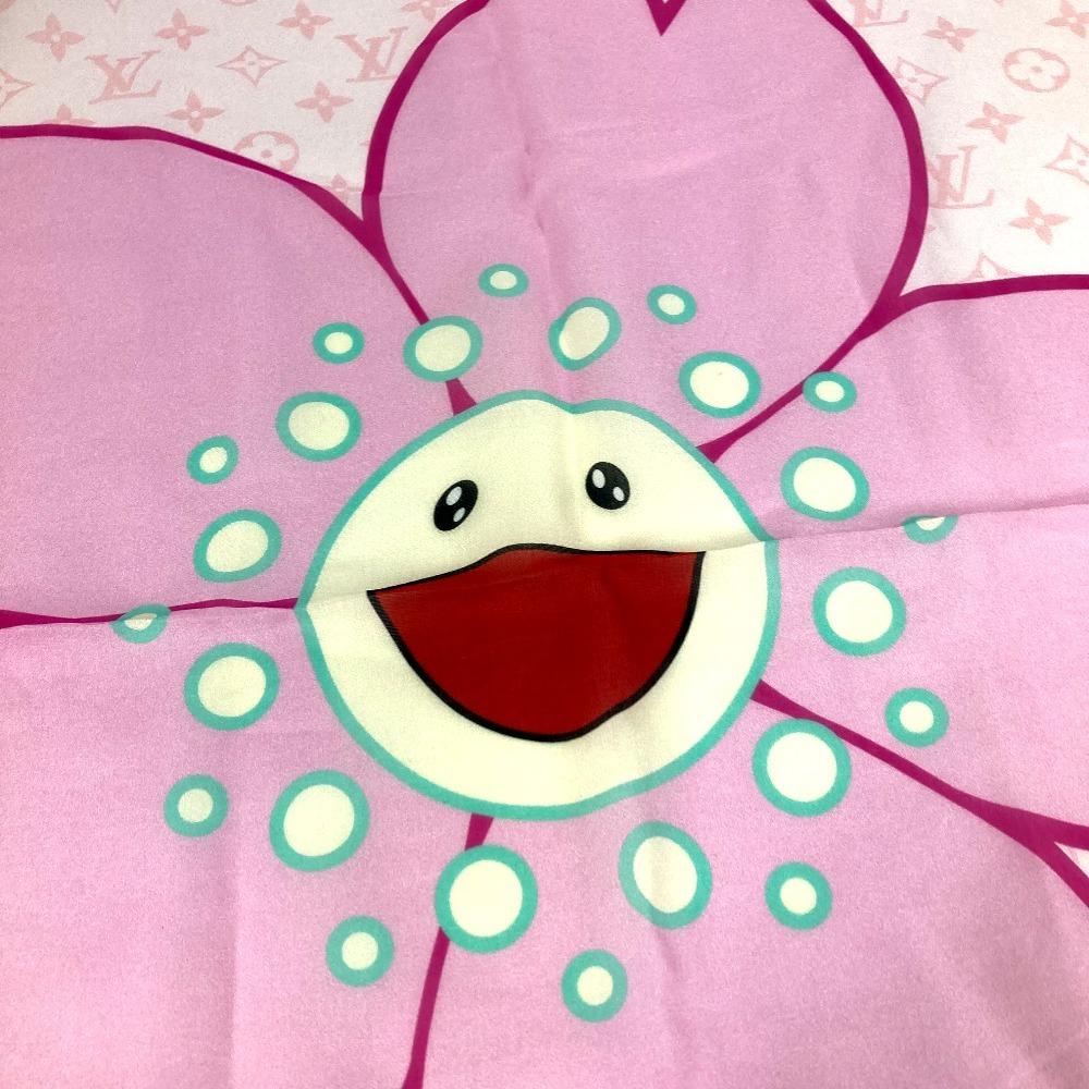 Louis Vuitton M96088 Takashi Murakami Sakura Carre55 Cherry Blossom Scarf