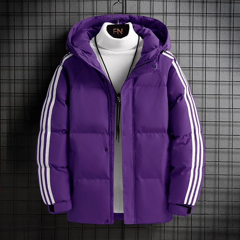 Unisex Hooded Puffer Jacket Winter Warm