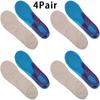 Gel Insole Silicone Orthopedic Insoles for Man Women Anti-Shock Shoe Inserts Arch Support Flat Foot Cushion Insoles for Feet