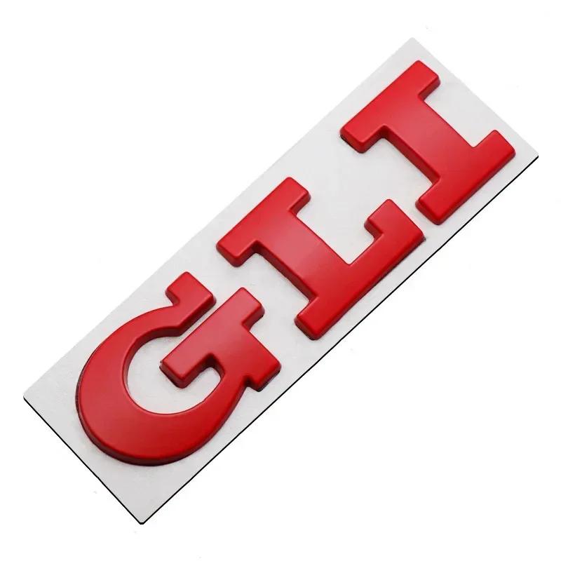 3D Metal TSI TDI GTD GLI Rear Trunk Car Emblem Badge Decals Auto Sticker For VW Volkswagen Polo Golf Passat Jetta Scirocco MK4