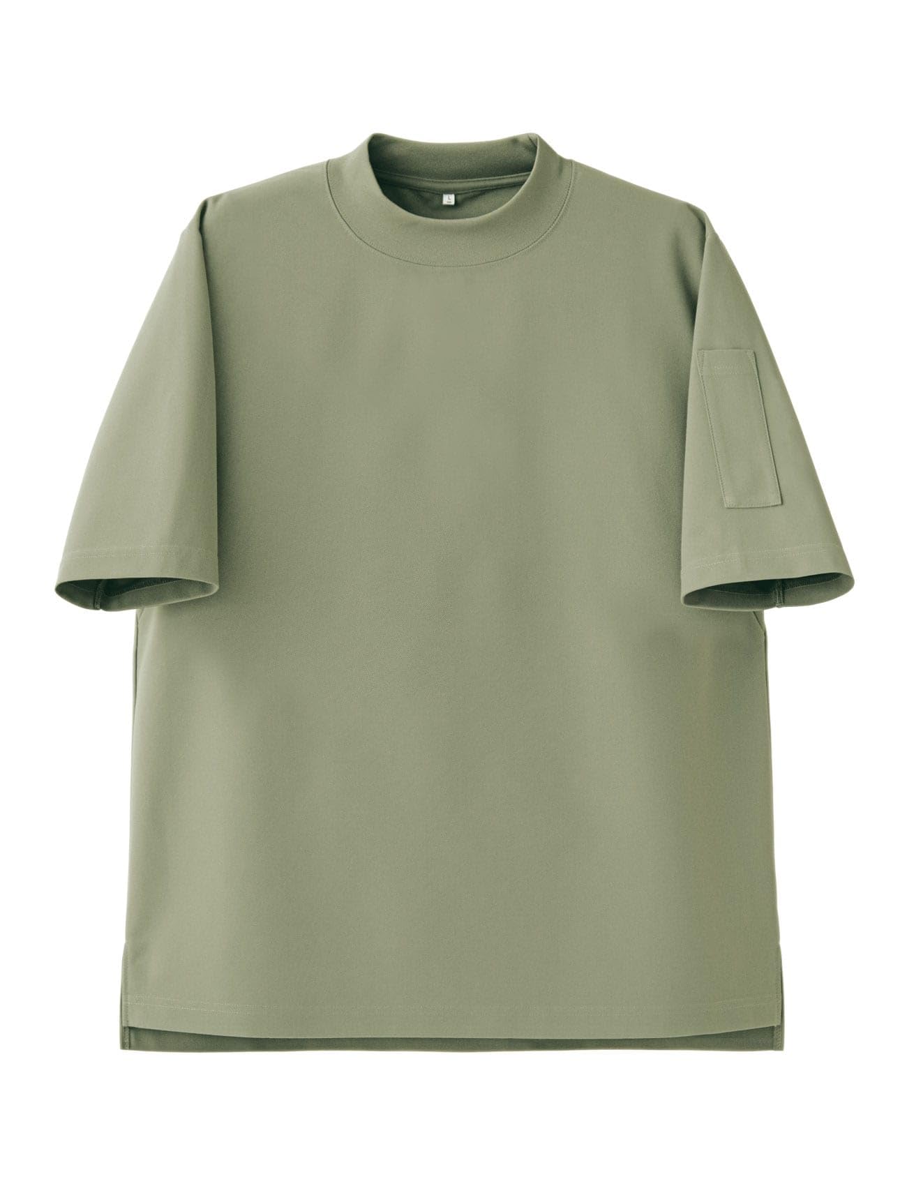 

Seven Uniform CU1962-4 Moss Green Mock Neck Short Sleeve T-Shirt, Size L