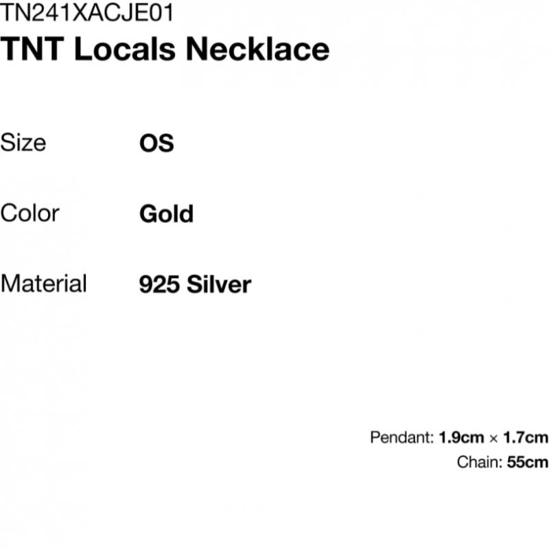 Thisisneverthat Tnt Locals Necklace Gold