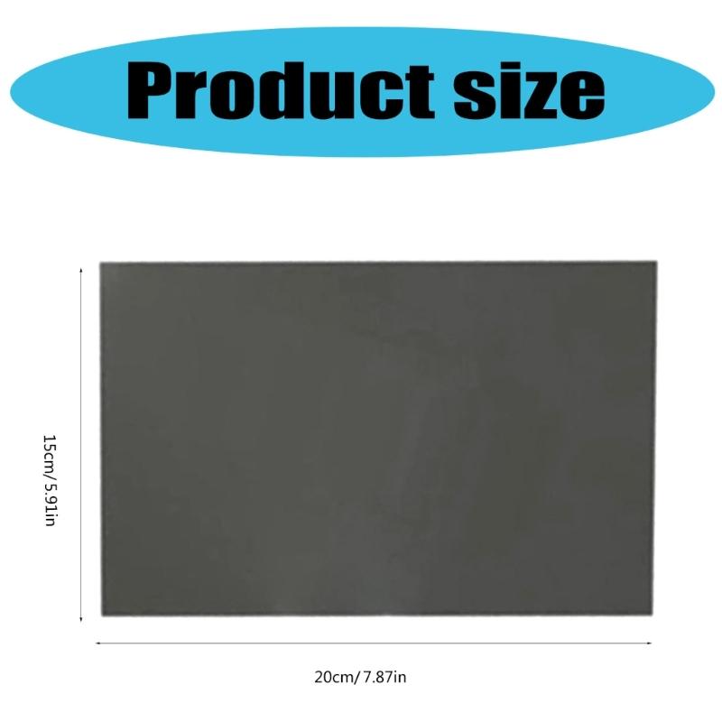 Polarized Film Sheets 20x15cm Self/No Adhesive Linear Polarizing Filter for Photography and Educational Use