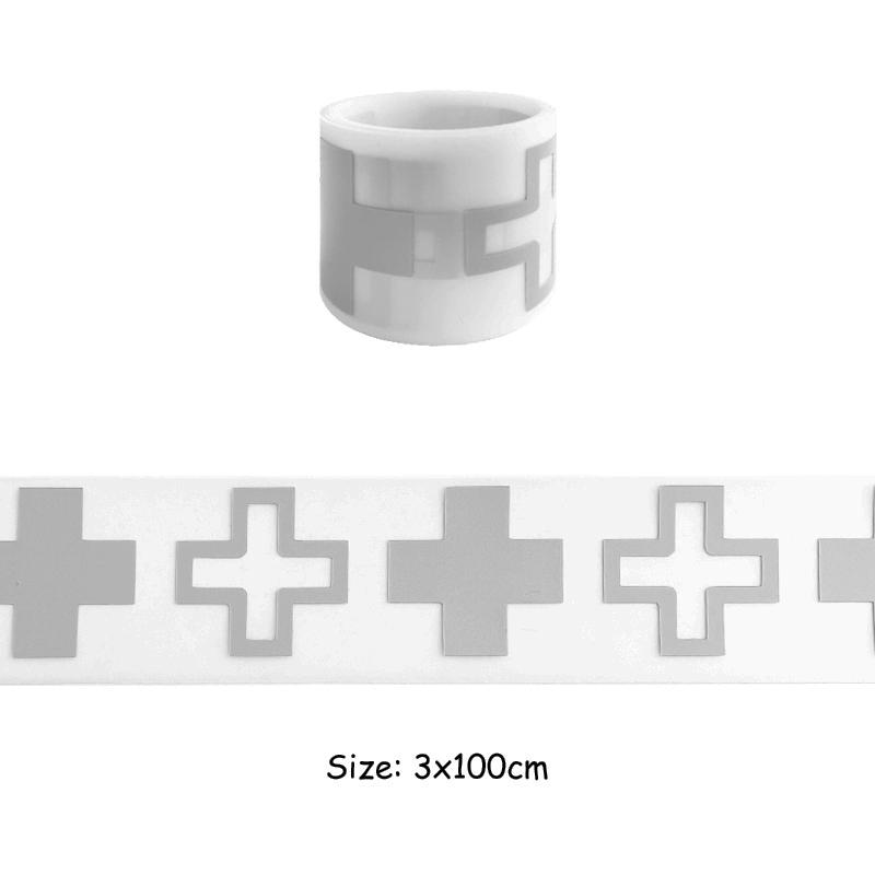 Číslo 1-9 Reflexní nášivka Fólie pro ražení za tepla 3x100cm Mikiny Diy Heat Transfer Oblečení Samolepky Parches Ropa Nažehlovačka na látku