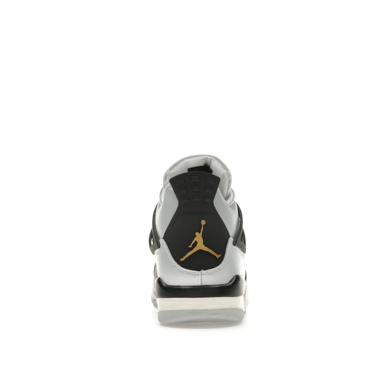 Air Jordan 4 Retro GS Platinum Gold Kids' Retro Basketball Shoes FZ8585-070