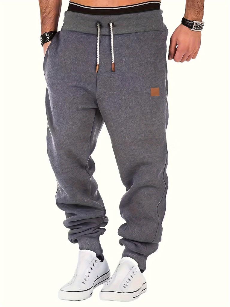 Men's Winter Warm Thermal Trousers Casual Athletic Fleece Pants Jogging Pants Men Sport Discovery Channel Pants Hot Overalls