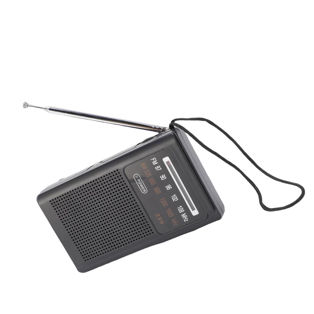 Portable AM FM Radio Clear Sound Quality Long Battery Life Pocket Radio for Travel Outdoor