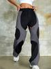Rose Beauty A Rave Two Tone Cut Out Cargo Pants