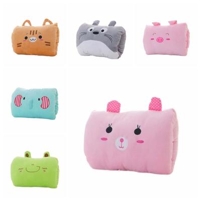 Cute Plush Children's Plush Pillows Cartoon Animal Hand Warmers Gloves Toy PP Cotton Nap Pillows Cushions Children's Gift