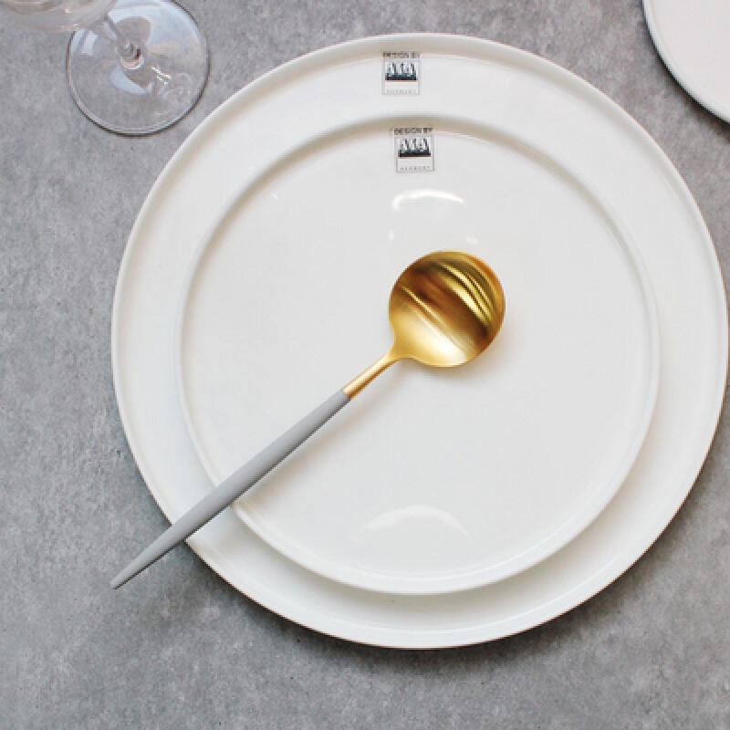Orphan Light Grey Gold Dinner Spoon