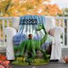 The Good Dinosaur Flannel Blanket Soft Warm All-Season Throw, Design for Camping, Car Travel, Hiking Sofa, Bed, Office Perfect Gift for Parties