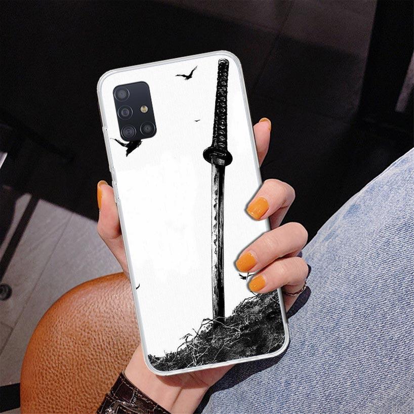 Rurouni Kenshin Anime Phone Case For Samsung Galaxy A52 A32 A22 A12 A51 A31 A50S A30S A20S A10S Note 20 Ultra 10 Plus S10 A72 A7