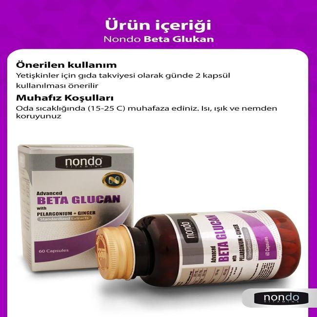 Beta Glucan 60 Capsules (Beta Glucan Reishi Mushroom African Geranium Ginger Black Cumin)
