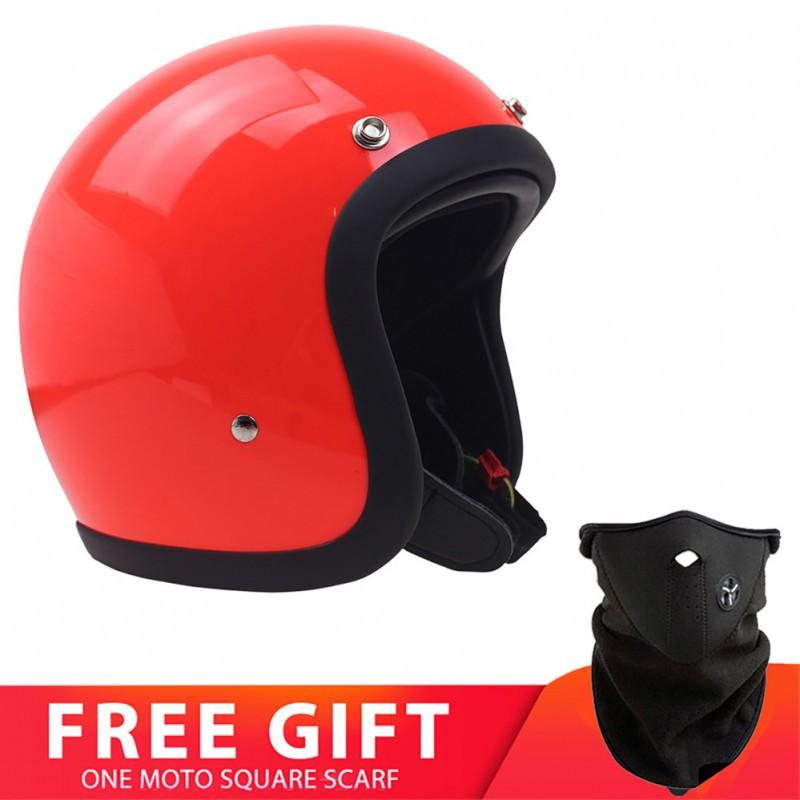 BLD Electric Motorcycle Helmet Lightweight Unisex Retro Cruise M