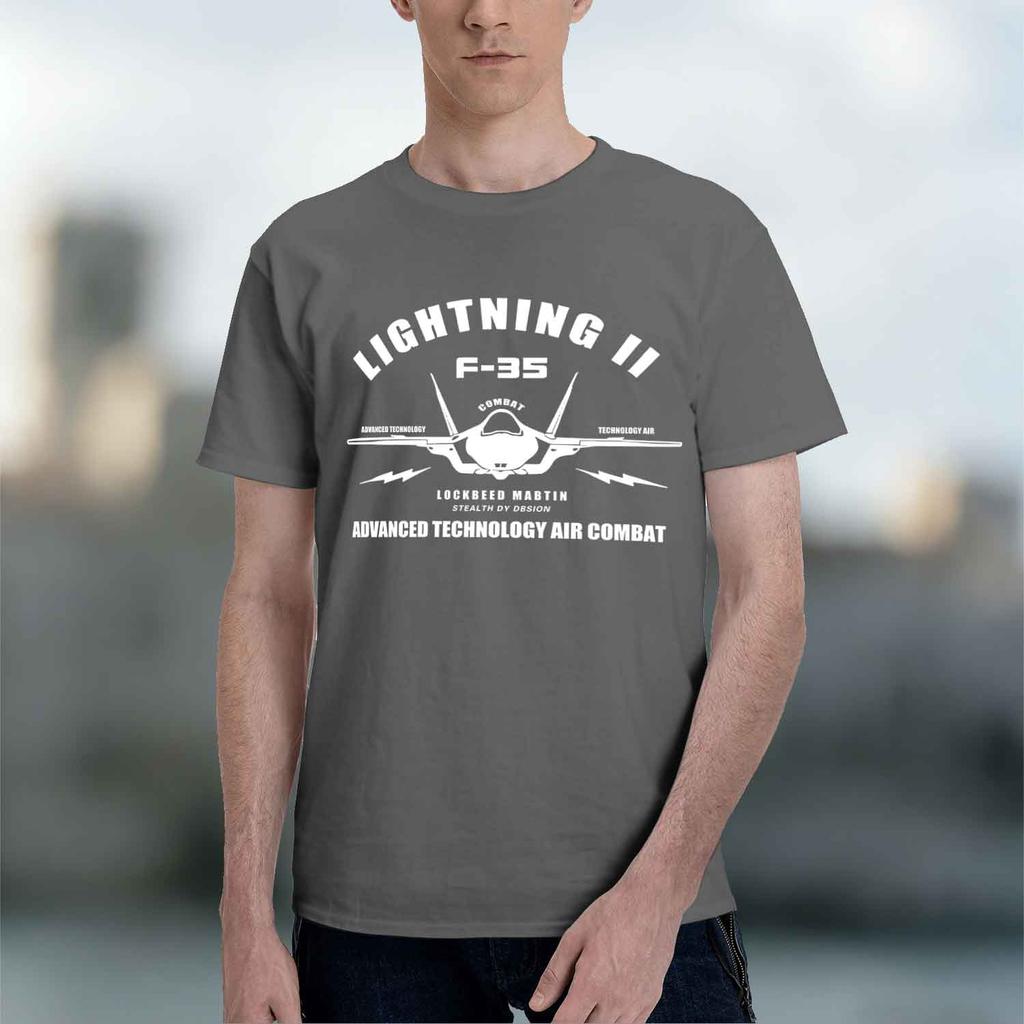 F35 Lightning Ii 2026 New Model Unisexs Shortsleeve Crewneck Tshirt Classic Casual Multiple Colors And Sizes For Daily Wear All